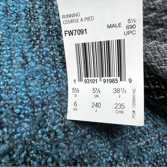 Adidas X90004D Running Shoes in Grey Matte Silver Orange - Picture 9 of 10